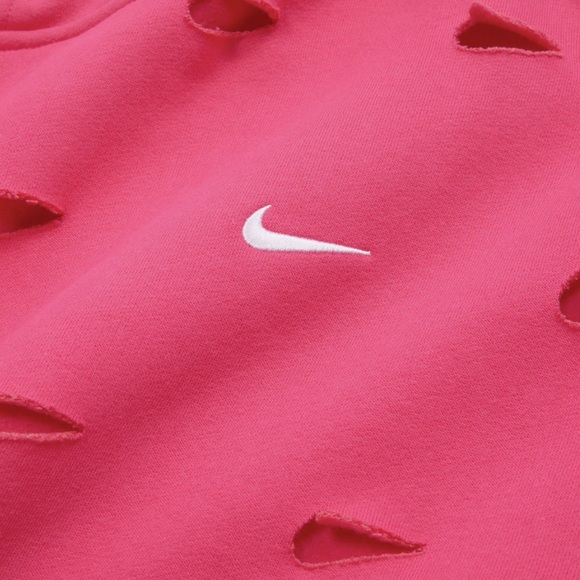 Nike x Jacquemus Cutout Swoosh Hoodie in Watermelon - Picture 3 of 11